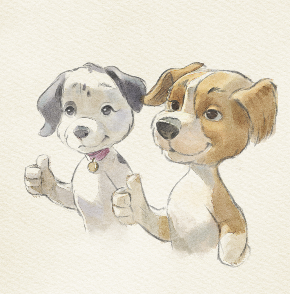 Bronte and Buddy